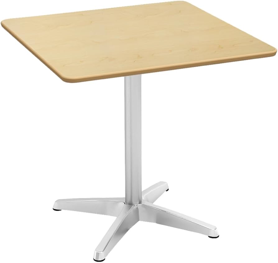 Amazon｜家具のAKIRA カフェテーブル 食卓テーブル 四角 ナチュラル 幅